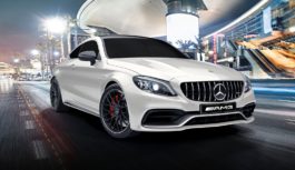 White Mercedes Luxury car