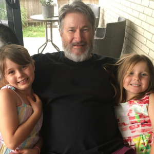 Man (Paul) with his two grandchildren